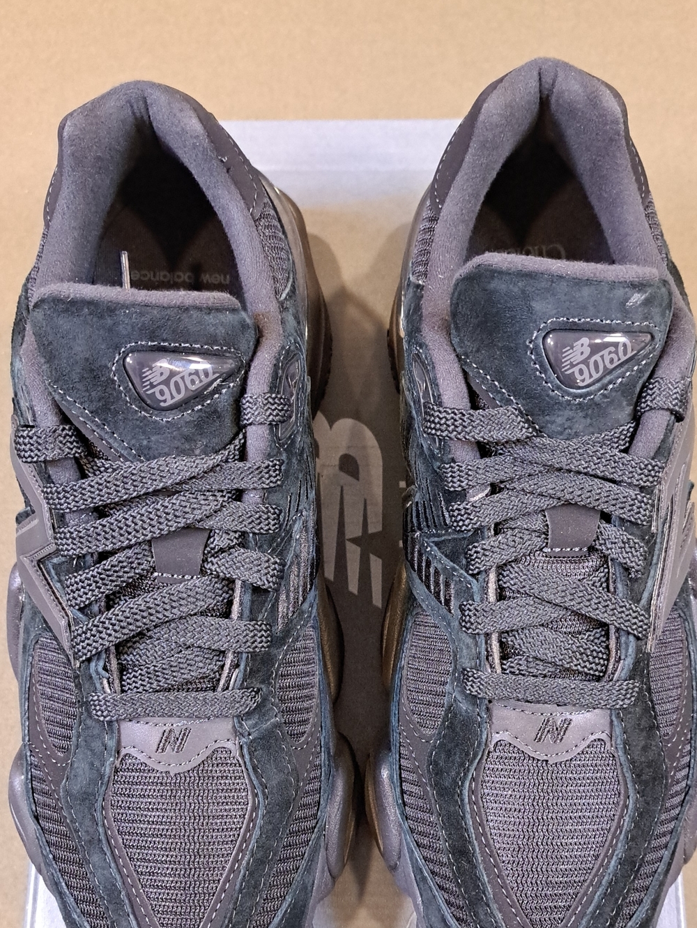 New Balance 9060 Sneakers - Color: Black/Black - Size: Unisex - M 9.5, W 11 D - Picture 5 of 10